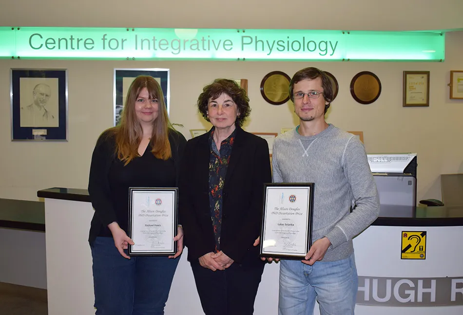 Alison Douglas Prize award